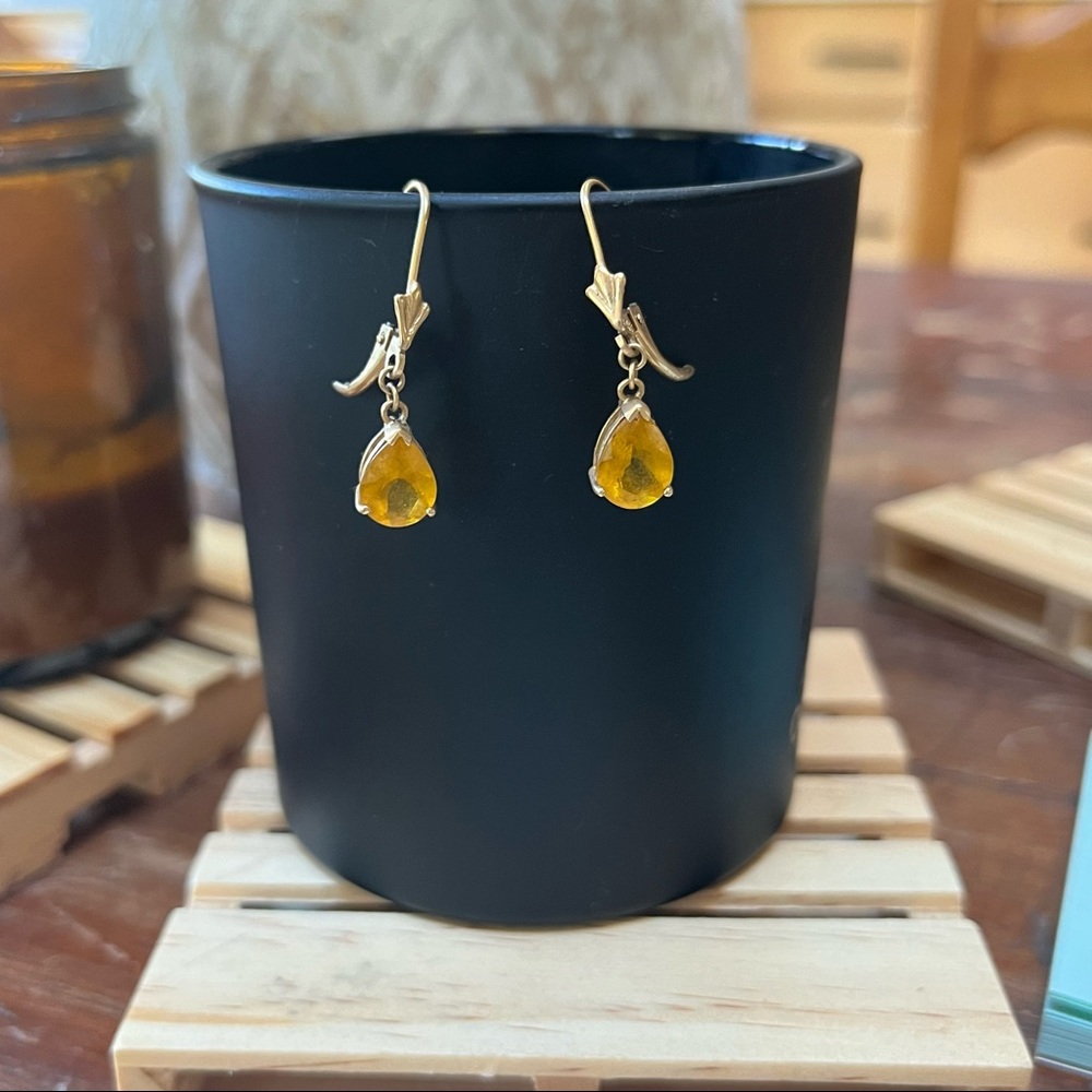 Vintage Citrine Earrings